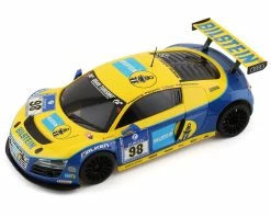 Kyosho Mini-Z MR-03 RWD Audi R8 2010 LMS NBR No.98 Autoscale Body (Yellow/Blue)