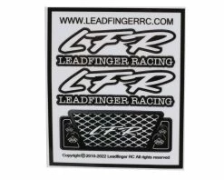 Leadfinger Racing XRAY XT8 Beretta 1/8 Truggy Body (Clear) -Kyosho Shop lfrt4042 3