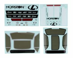 LOSI 1969 Chevy Camaro SS V100 Body Set (Clear) -Kyosho Shop los230081 2