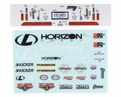 LOSI 22S Drag 69 Camaro Pre-Cut Body Set (Clear) -Kyosho Shop los230086 4