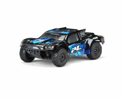 PRO-LINE Flo-Tek Fusion Pre-Painted Pre-Cut Short Course Body (Black) (Slash, Slash 4x4, SC5M, 22SCT, PRO-Fusion SC 4x4)