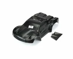 PRO-LINE Flo-Tek Fusion Pre-Painted Pre-Cut Short Course Body (Black) (Slash, Slash 4x4, SC5M, 22SCT, PRO-Fusion SC 4x4) -Kyosho Shop pro3458 18 4