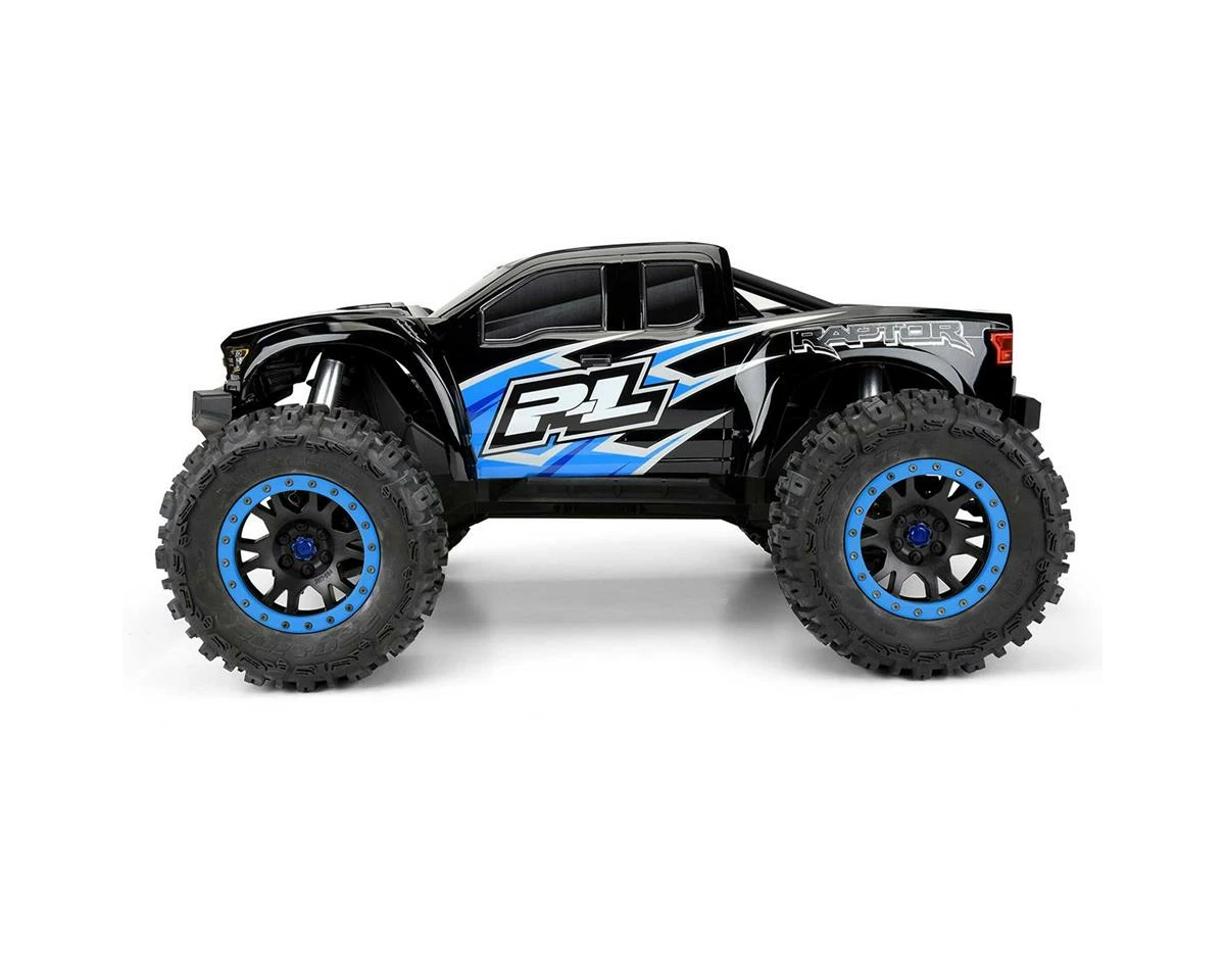 PRO-LINE 2017 Ford F-150 Raptor Pre-Cut Monster Truck Body (Black) (X-Maxx) 4 PRO-LINE 2017 Ford F-150 Raptor Pre-Cut Monster Truck Body (Black) (X-Maxx) - Image 4