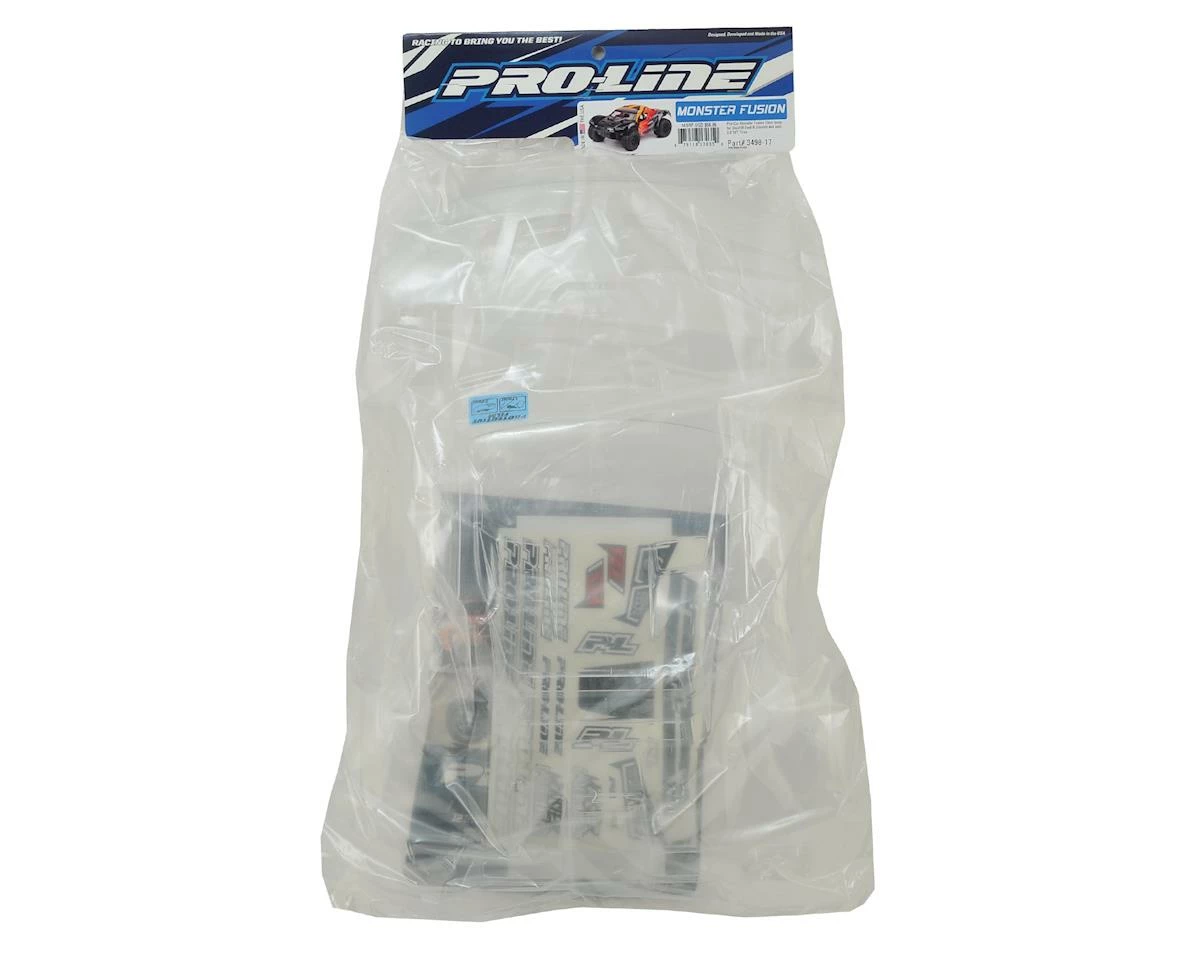 PRO-LINE Monster Fusion Pre-Cut Short Course Body (Clear) (Slash) 2 PRO-LINE Monster Fusion Pre-Cut Short Course Body (Clear) (Slash) - Image 2