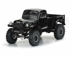 PRO-LINE 1946 Dodge Power Wagon 12.3" Tough-Color Rock Crawler Body (Black)