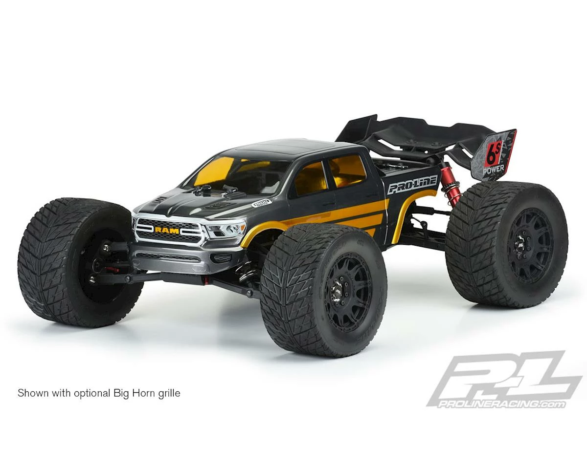 PRO-LINE 2020 Ram Rebel 1500 Pre-Cut Monster Truck Body (Clear) (Kraton 6S) 3 PRO-LINE 2020 Ram Rebel 1500 Pre-Cut Monster Truck Body (Clear) (Kraton 6S) - Image 3
