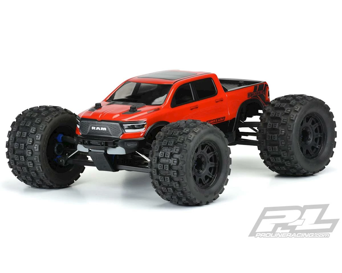 PRO-LINE 2020 Ram Rebel 1500 Pre-Cut Monster Truck Body (Clear) (E-Revo 2.0) 3 PRO-LINE 2020 Ram Rebel 1500 Pre-Cut Monster Truck Body (Clear) (E-Revo 2.0) - Image 3