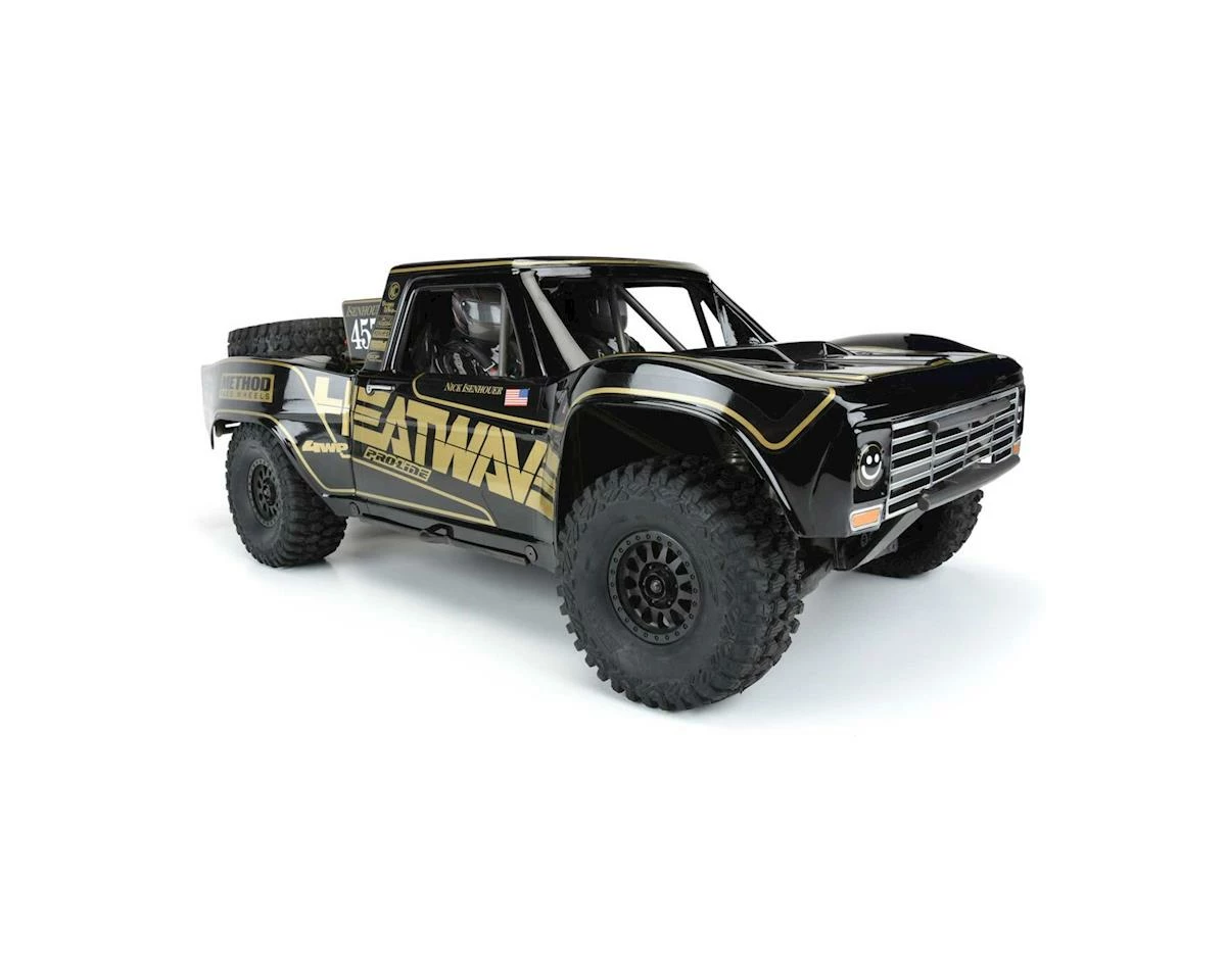 PRO-LINE 1967 Ford F-100 Heatwave Edition Pre-Painted & Pre-Cut Body (Black) (Unlimited Desert Racer) 3 PRO-LINE 1967 Ford F-100 Heatwave Edition Pre-Painted & Pre-Cut Body (Black) (Unlimited Desert Racer) - Image 3
