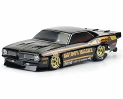 PRO-LINE 1972 Plymouth Barracuda Motown Missile No Prep Drag Racing Body (Black) (Tough-Color)