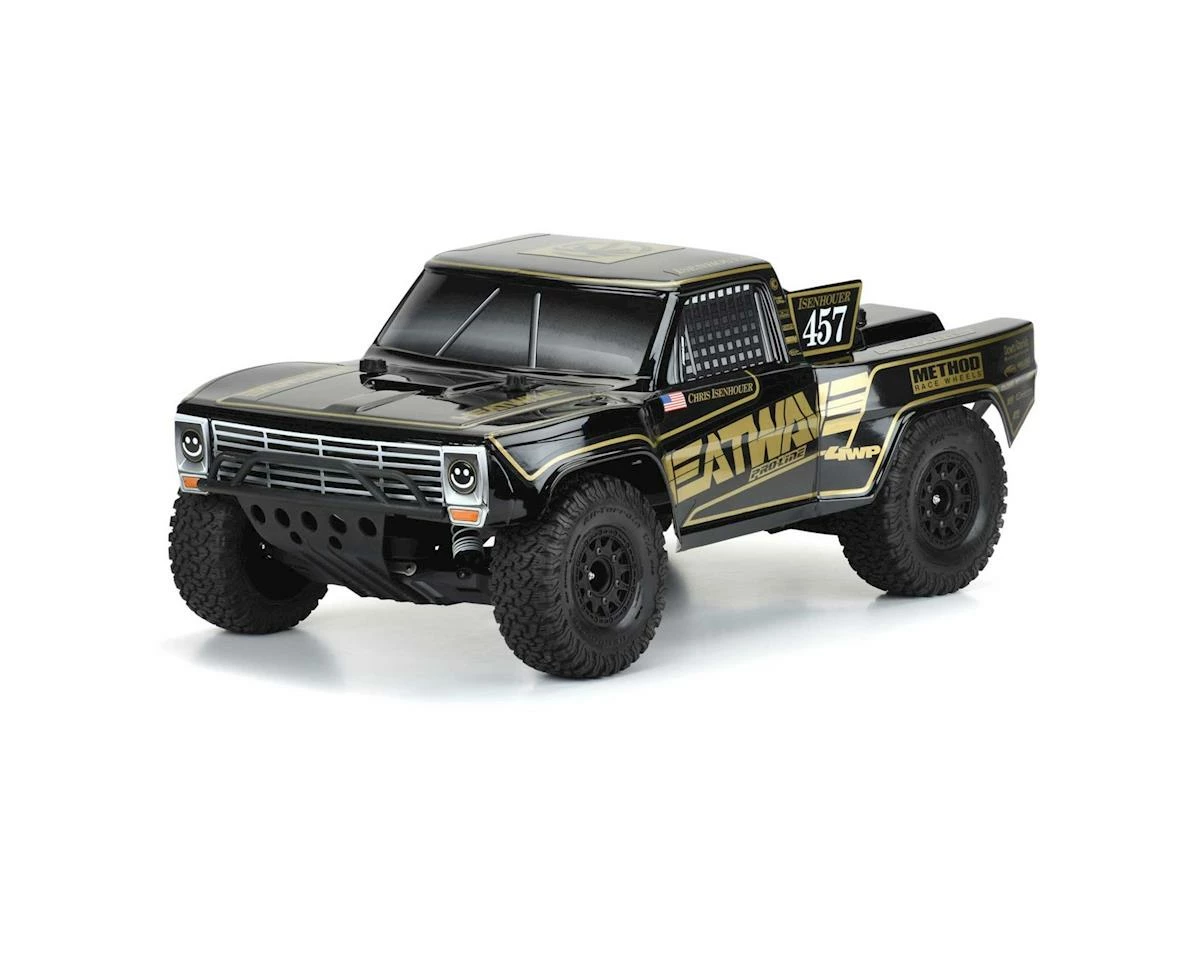 PRO-LINE 1967 Ford F-100 Heatwave Edition Tough-Color Race Truck Pre-Cut Body (Black) 1 PRO-LINE 1967 Ford F-100 Heatwave Edition Tough-Color Race Truck Pre-Cut Body (Black)