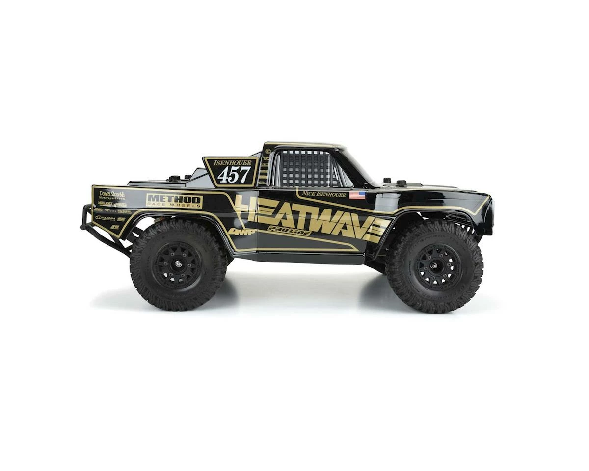 PRO-LINE 1967 Ford F-100 Heatwave Edition Tough-Color Race Truck Pre-Cut Body (Black) 2 PRO-LINE 1967 Ford F-100 Heatwave Edition Tough-Color Race Truck Pre-Cut Body (Black) - Image 2