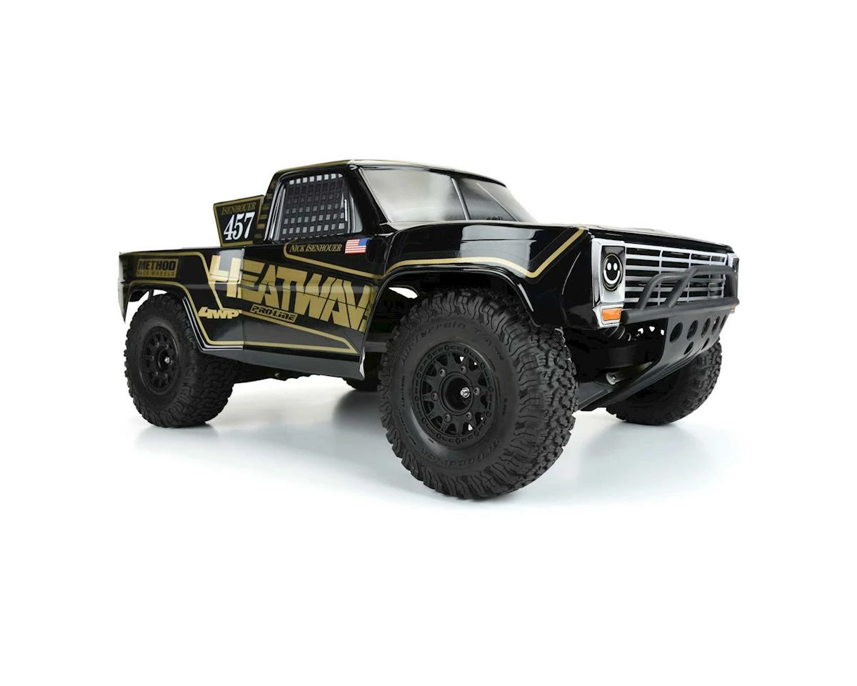 PRO-LINE 1967 Ford F-100 Heatwave Edition Tough-Color Race Truck Pre-Cut Body (Black) 3 PRO-LINE 1967 Ford F-100 Heatwave Edition Tough-Color Race Truck Pre-Cut Body (Black) - Image 3