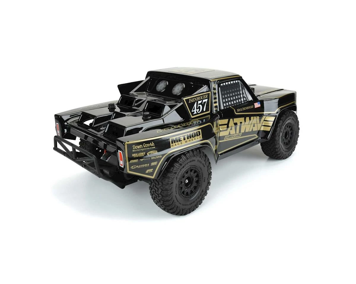 PRO-LINE 1967 Ford F-100 Heatwave Edition Tough-Color Race Truck Pre-Cut Body (Black) 5 PRO-LINE 1967 Ford F-100 Heatwave Edition Tough-Color Race Truck Pre-Cut Body (Black) - Image 5