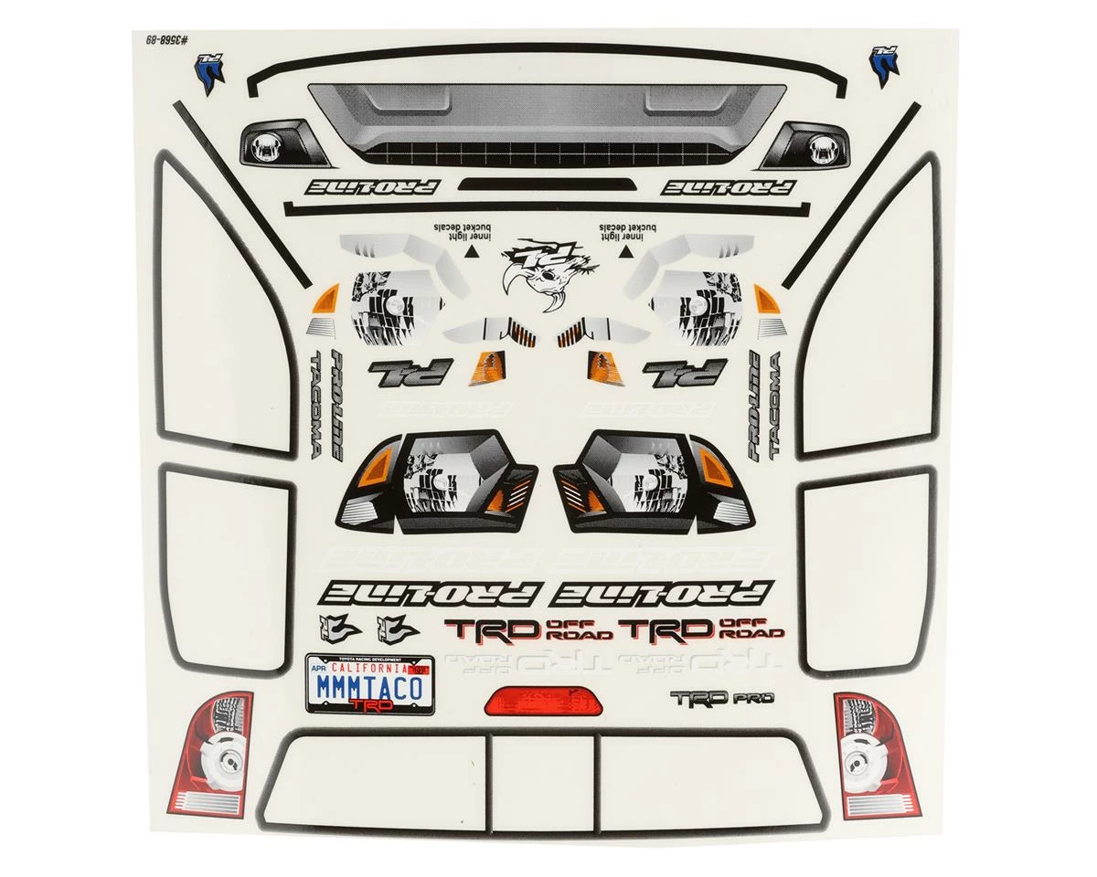 PRO-LINE 2015 Toyota Tacoma TRD Pro 12.3" Rock Crawler Body (Clear) (SCX10) 3 PRO-LINE 2015 Toyota Tacoma TRD Pro 12.3" Rock Crawler Body (Clear) (SCX10) - Image 3