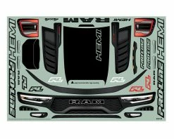 PRO-LINE Ram 1500 Hemi Pre-Cut Monster Truck Body (Clear) (X-Maxx) -Kyosho Shop pro3574 17 2
