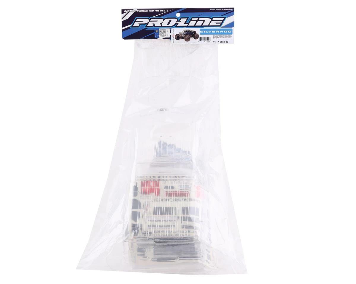 PRO-LINE 2021 Chevy Silverado 2500 HD Monster Truck Body (Clear) (Maxx) 4 PRO-LINE 2021 Chevy Silverado 2500 HD Monster Truck Body (Clear) (Maxx) - Image 4