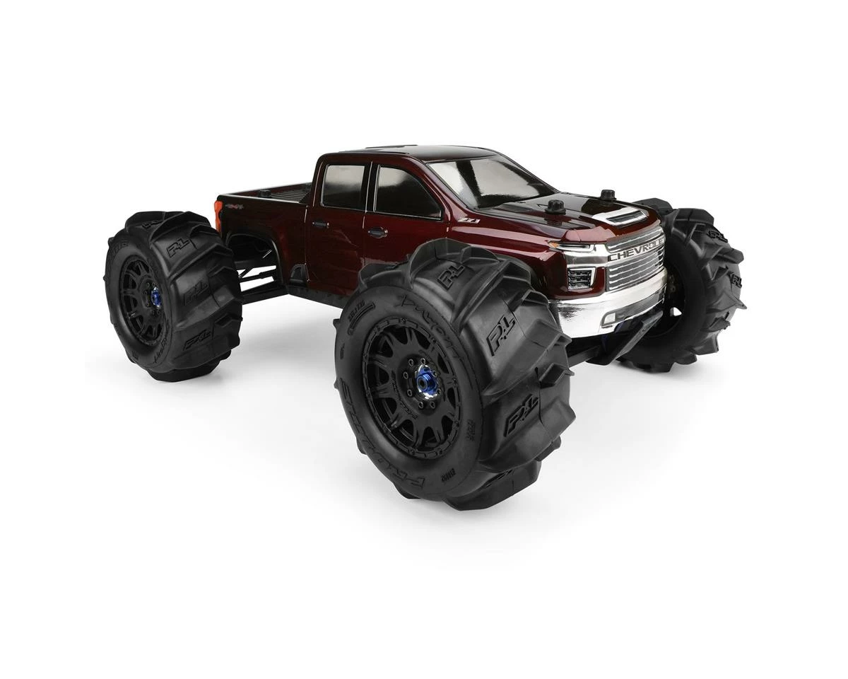 PRO-LINE 2021 Chevy Silverado 2500 HD Monster Truck Body (Clear) (Maxx) 5 PRO-LINE 2021 Chevy Silverado 2500 HD Monster Truck Body (Clear) (Maxx) - Image 5
