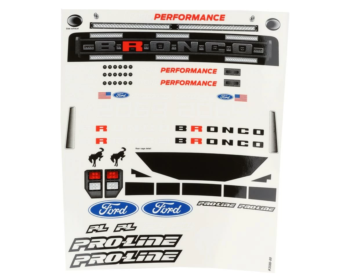 PRO-LINE Ford Bronco R Short Course Truck Body (Clear) 3 PRO-LINE Ford Bronco R Short Course Truck Body (Clear) - Image 3