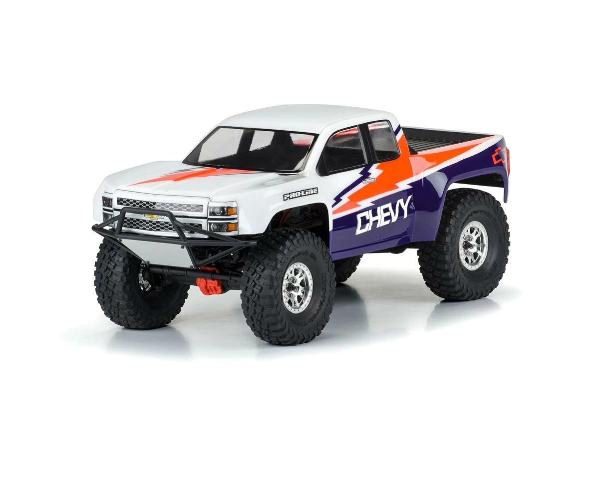 PRO-LINE 1/10 2015 Chevy Silverado Pre-Runner Rock Crawler Body (12.3") (Clear) 7 PRO-LINE 1/10 2015 Chevy Silverado Pre-Runner Rock Crawler Body (12.3") (Clear) - Image 7