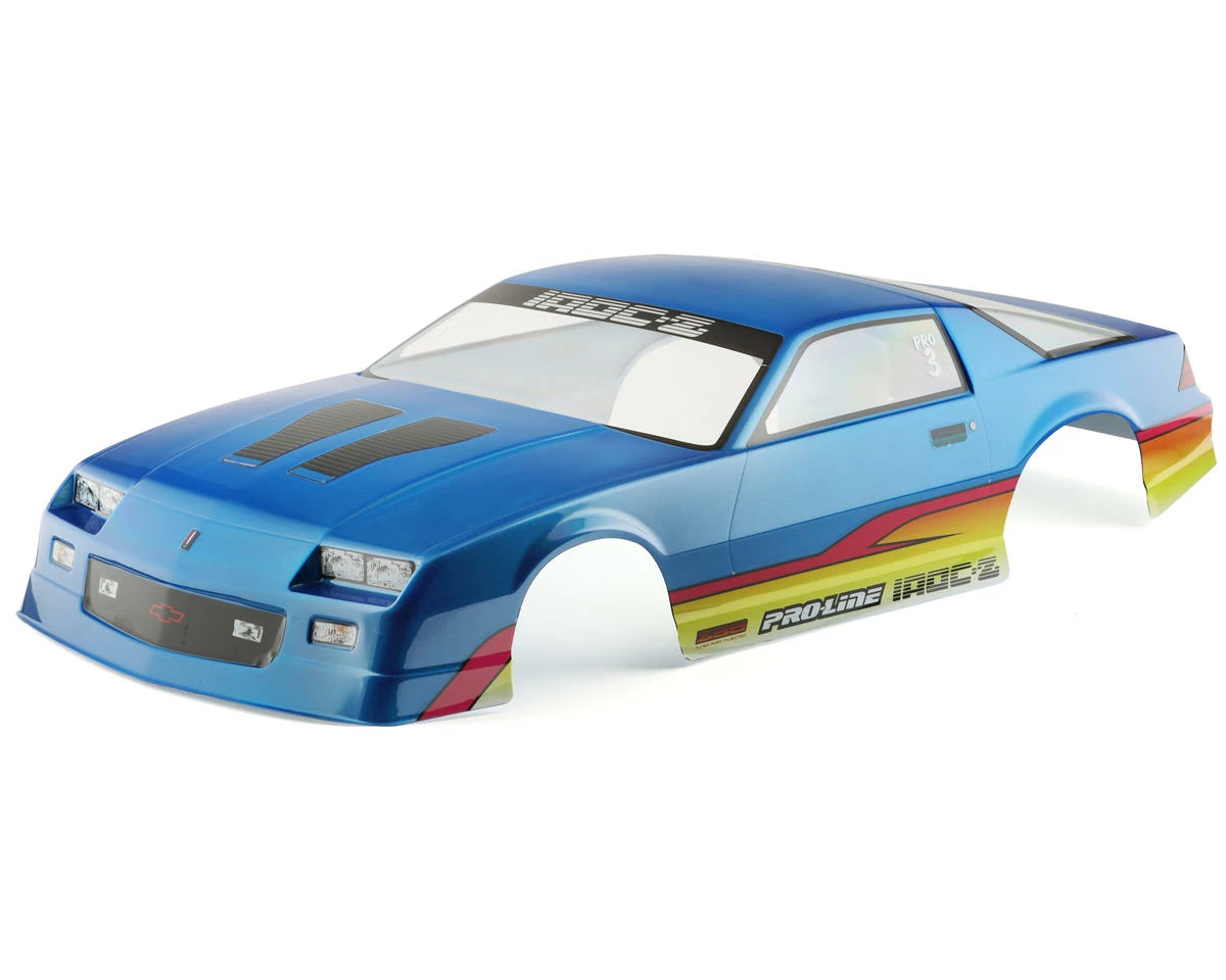 PRO-LINE Losi 22S Drag 1985 Chevy Camaro IROC-Z Pre-Painted Pre-Cut Body Set (Blue) 1 PRO-LINE Losi 22S Drag 1985 Chevy Camaro IROC-Z Pre-Painted Pre-Cut Body Set (Blue)