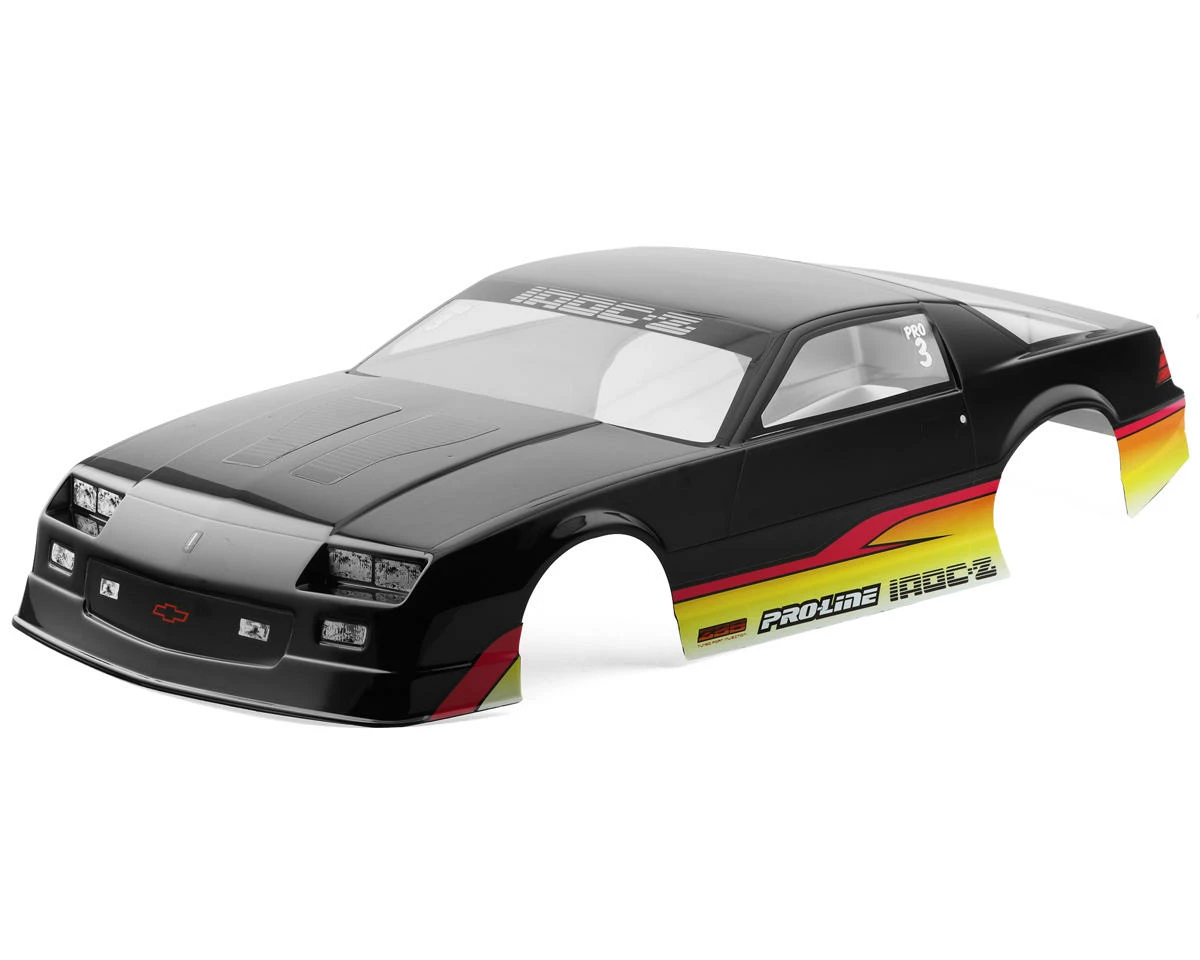 PRO-LINE Losi 22S Drag 1985 Chevy Camaro IROC-Z Pre-Painted Pre-Cut Body Set (Black) 1 PRO-LINE Losi 22S Drag 1985 Chevy Camaro IROC-Z Pre-Painted Pre-Cut Body Set (Black)