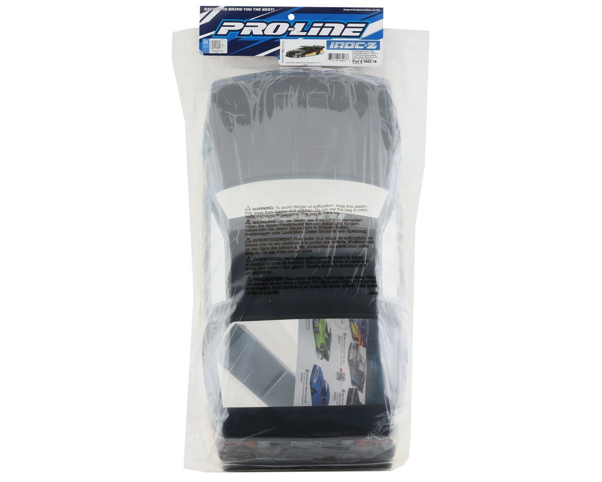 PRO-LINE Losi 22S Drag 1985 Chevy Camaro IROC-Z Pre-Painted Pre-Cut Body Set (Black) 3 PRO-LINE Losi 22S Drag 1985 Chevy Camaro IROC-Z Pre-Painted Pre-Cut Body Set (Black) - Image 3