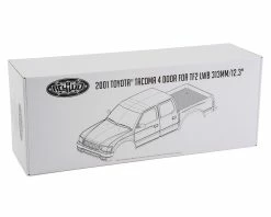 RC4WD 2001 Toyota Tacoma 4 Door Lexan Crawler Body (Clear) (313mm/12.3") -Kyosho Shop rc4zb0169 2