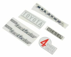 RC4WD Land Cruiser Body Emblem Set