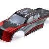 Redcat Rampage MT/XT Pre-Painted Monster Truck Body (Red/Silver)