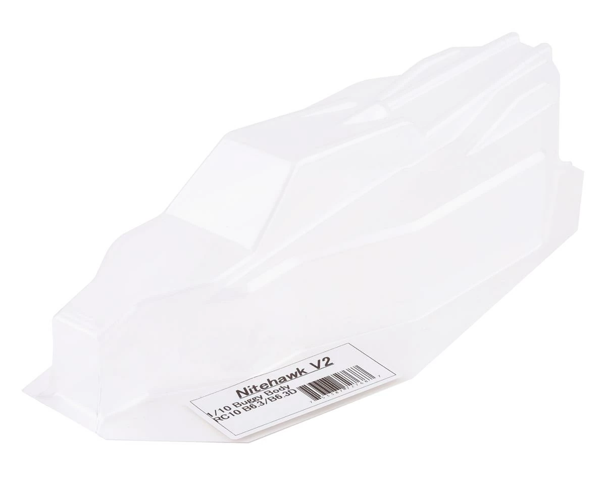 Raw Speed RC 10 B6.3 Nitehawk V2 1/10 Buggy Body (Clear) 1 Raw Speed RC 10 B6.3 Nitehawk V2 1/10 Buggy Body (Clear)