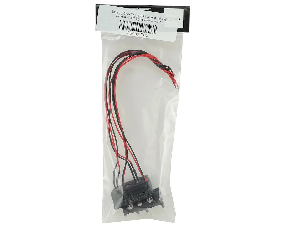 Scale By Chris Toyota SR5 Glue In Tail Light Buckets W/LED Lights (Pro-Line SR5) 2 Scale By Chris Toyota SR5 Glue In Tail Light Buckets W/LED Lights (Pro-Line SR5) - Image 2