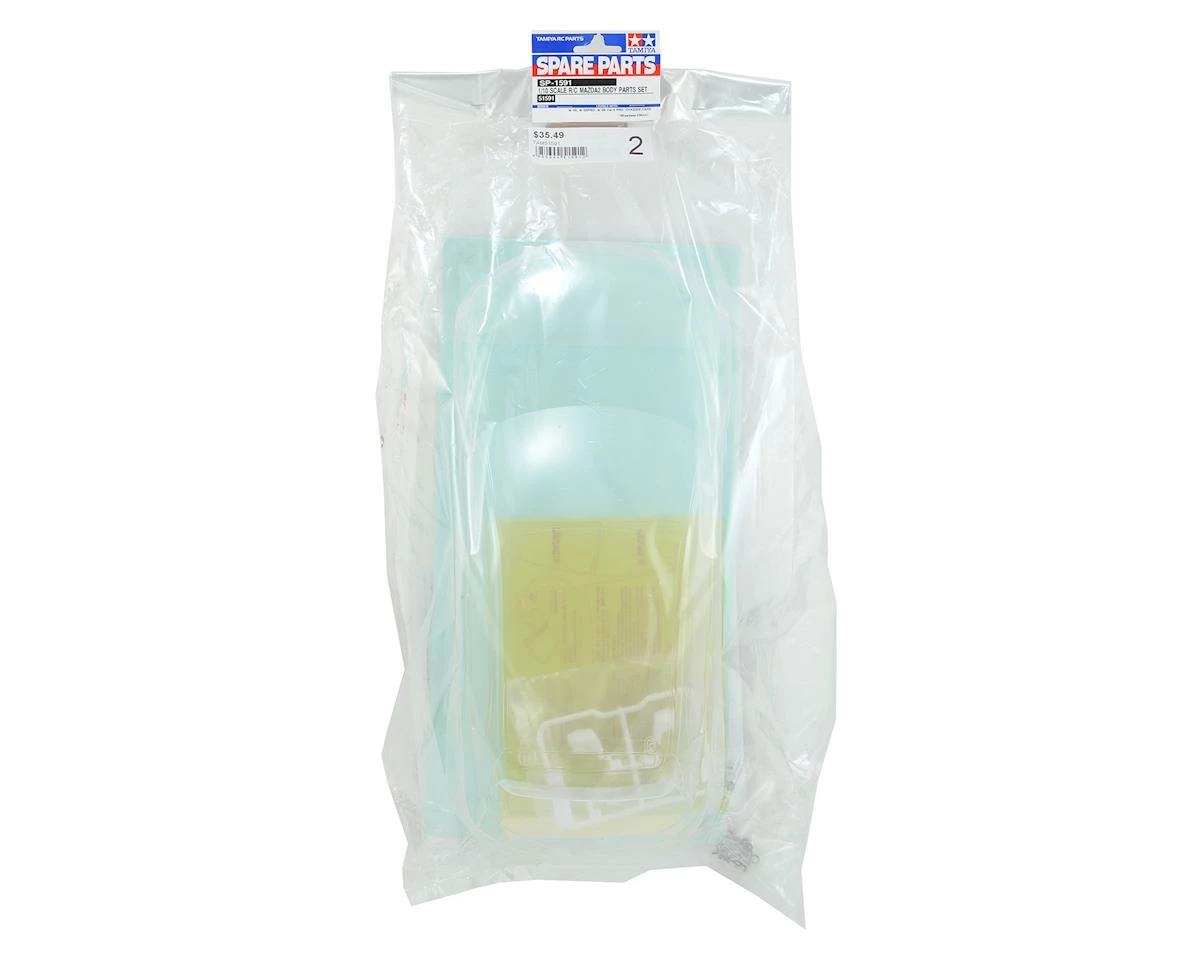 Tamiya 190mm Mazda 2 1/10 TC Body (Clear) (239mm Wheelbase) 3 Tamiya 190mm Mazda 2 1/10 TC Body (Clear) (239mm Wheelbase) - Image 3