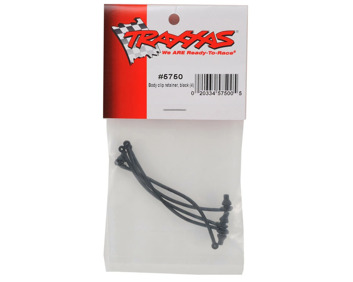 Traxxas Body Clip Retainer Set (Black) (4) 2 Traxxas Body Clip Retainer Set (Black) (4) - Image 2