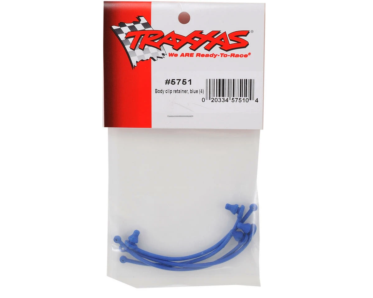 Traxxas Body Clip Retainer Set (Blue) (4) 2 Traxxas Body Clip Retainer Set (Blue) (4) - Image 2