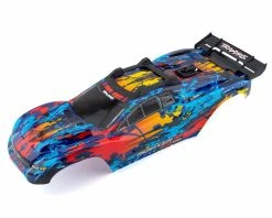 Traxxas Rustler 4X4 VXL Pre-Painted Body W/Clipless Mounting (Red)