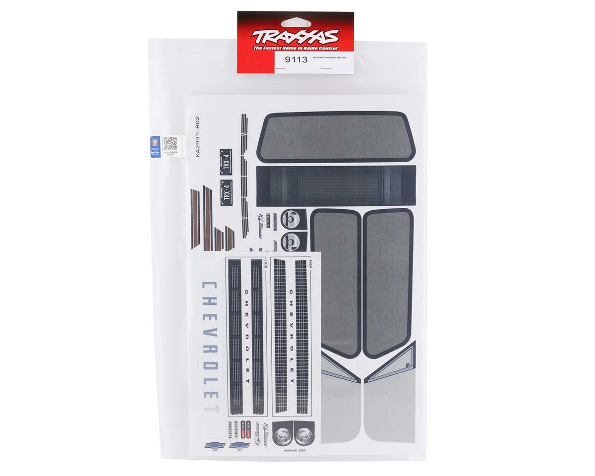 Traxxas TRX-4 Chevrolet Blazer 1969-1972 Decal Sheets 3 Traxxas TRX-4 Chevrolet Blazer 1969-1972 Decal Sheets - Image 3