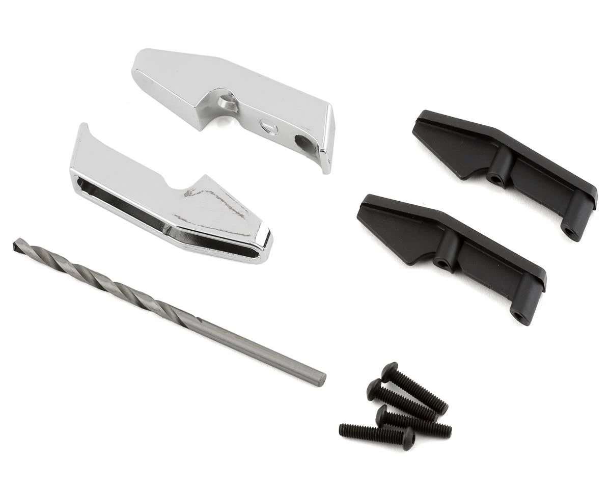 Traxxas TRX-4 Bumper Pads & Bumper Guards (Chrome) (Fits TRA9126/TRA9127 Bumpers) 1 Traxxas TRX-4 Bumper Pads & Bumper Guards (Chrome) (Fits TRA9126/TRA9127 Bumpers)