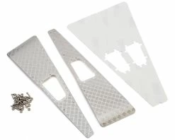 YEAH RACING Traxxas TRX-4 Stainless Steel Diamond Plate Front Hood Panels