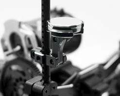 YEAH RACING Aluminum CNC Magnetic Invisible Body Mount (Black) -Kyosho Shop yea ya 0531bk 2