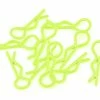 YEAH RACING Body Clips (Yellow) (10) (1/10 Or 1/8 Scale)