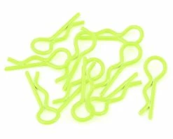 YEAH RACING Body Clips (Yellow) (10) (1/10 Or 1/8 Scale)