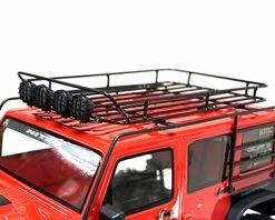 YEAH RACING Metal Roll Cage W/Roof Rack & LED Light (AXID9060) -Kyosho Shop yea ya0561 2