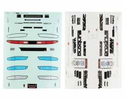 Yokomo 1093SPEED S14 Silvia Drift Body Decal Set
