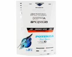 Yokomo 1093SPEED S14 Silvia Drift Body Decal Set -Kyosho Shop yoksd 1093d 3