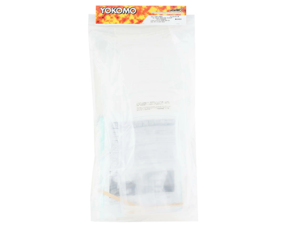 Yokomo D-MAX Diversion ADVAN One-Via Drift Body Set (Clear) 4 Yokomo D-MAX Diversion ADVAN One-Via Drift Body Set (Clear) - Image 4