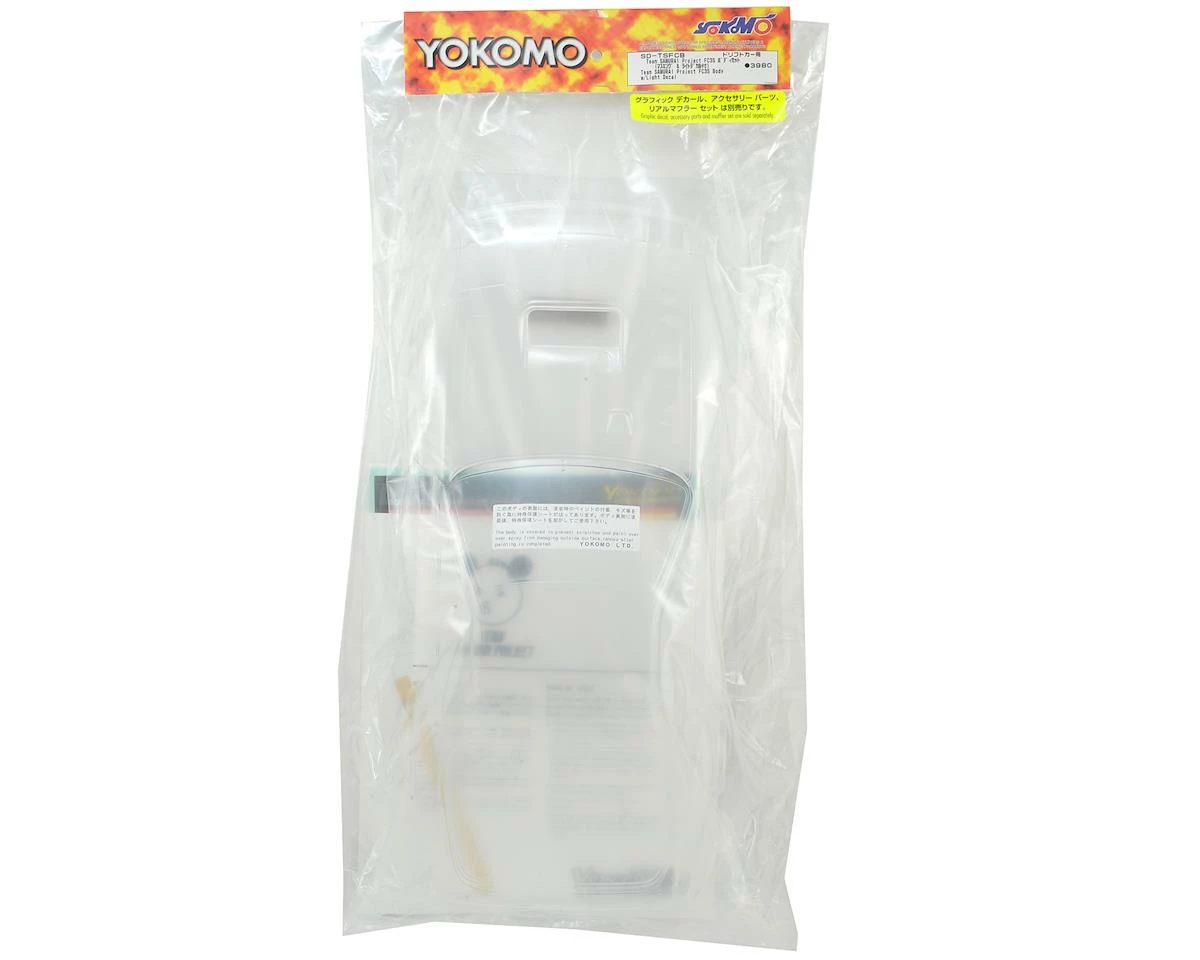 Yokomo Team SAMURAI Project FC3S Drift Body Set (Clear) 2 Yokomo Team SAMURAI Project FC3S Drift Body Set (Clear) - Image 2
